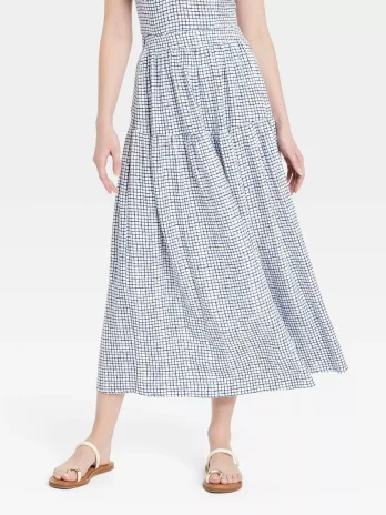 Women’s Tiered Maxi A-Line Skirt – Universal Thread™