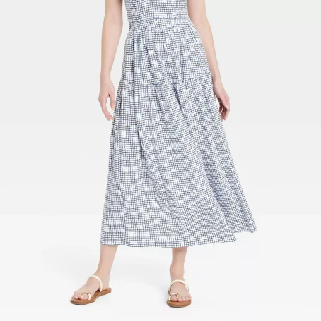 Women's Tiered Maxi A-Line Skirt - Universal Thread™