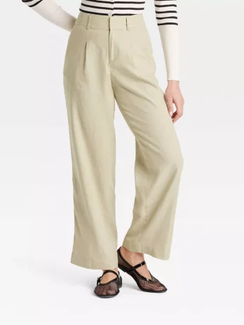 Women’s Linen Essential Trouser – A New Day™
