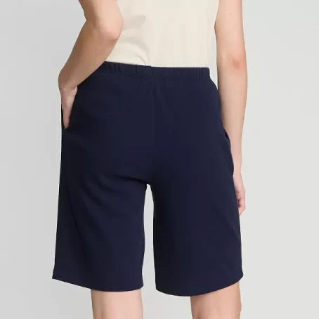 Lands' End Women's Sport Knit High Rise Shorts - 图片 2