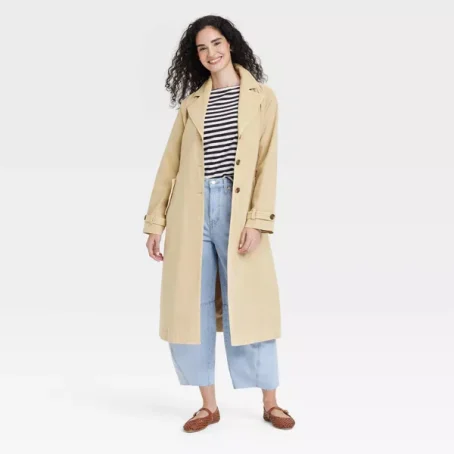 Women's Long Sleeve Trench Coat - Universal Thread™ - 图片 3