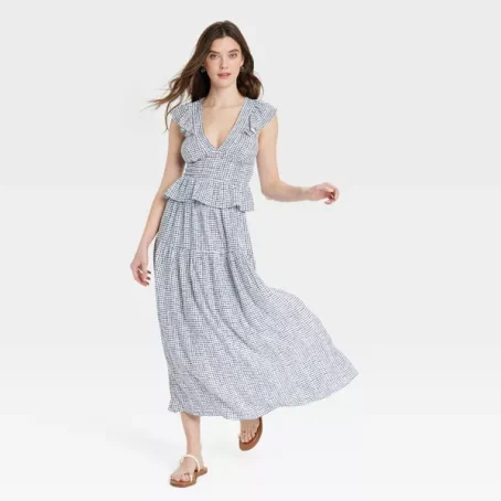 Women's Tiered Maxi A-Line Skirt - Universal Thread™ - 图片 3