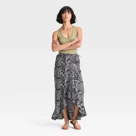 Women's Ruffle Maxi Wrap Skirt - Universal Thread™ - 图片 3