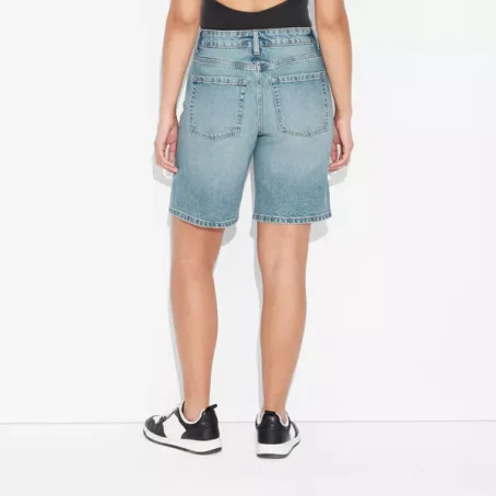 Women's Mid-Rise EasyRigid Cut-Off Jorts - Wild Fable™ - 图片 3